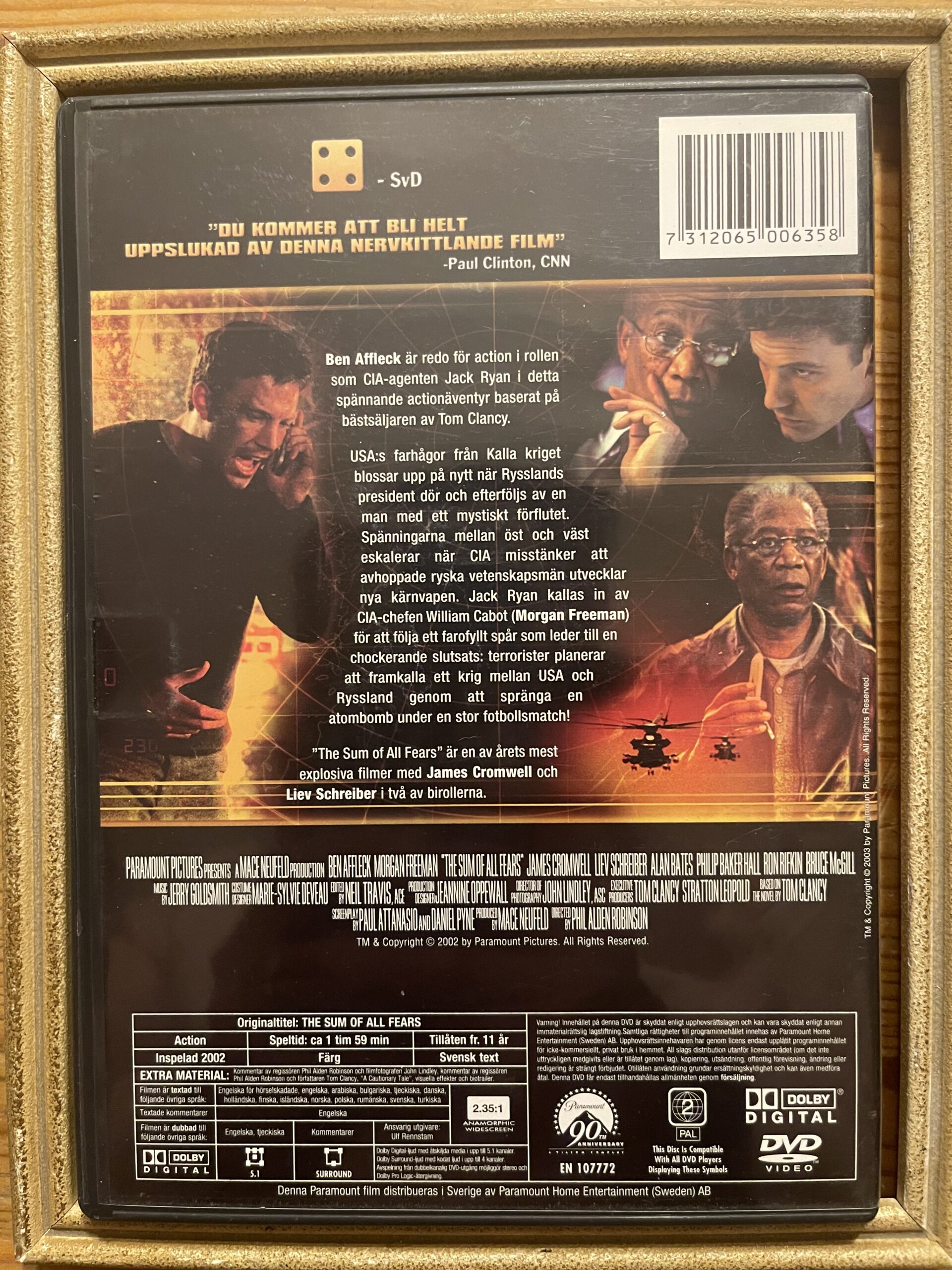 THE SUM OF ALL FEARS - WIDESCREEN COLLECTION (2002) - Bild 2