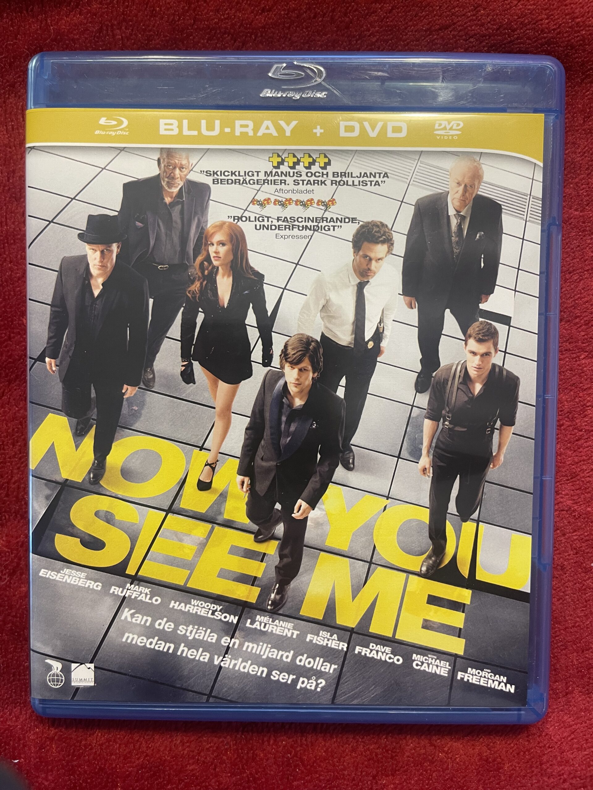 NOW YOU SEE ME (2013) BLU-RAY + DVD