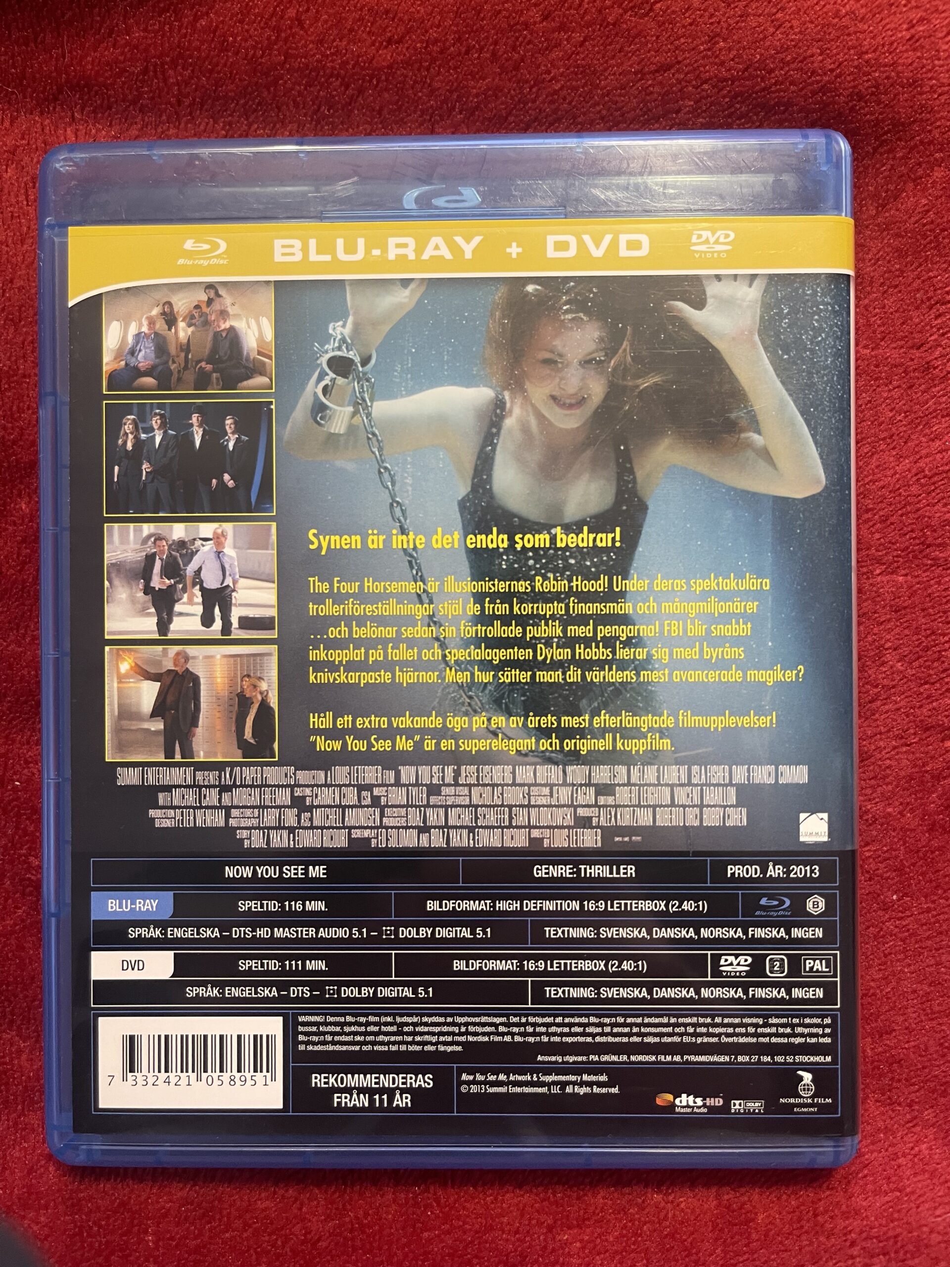 NOW YOU SEE ME (2013) BLU-RAY + DVD - Bild 2