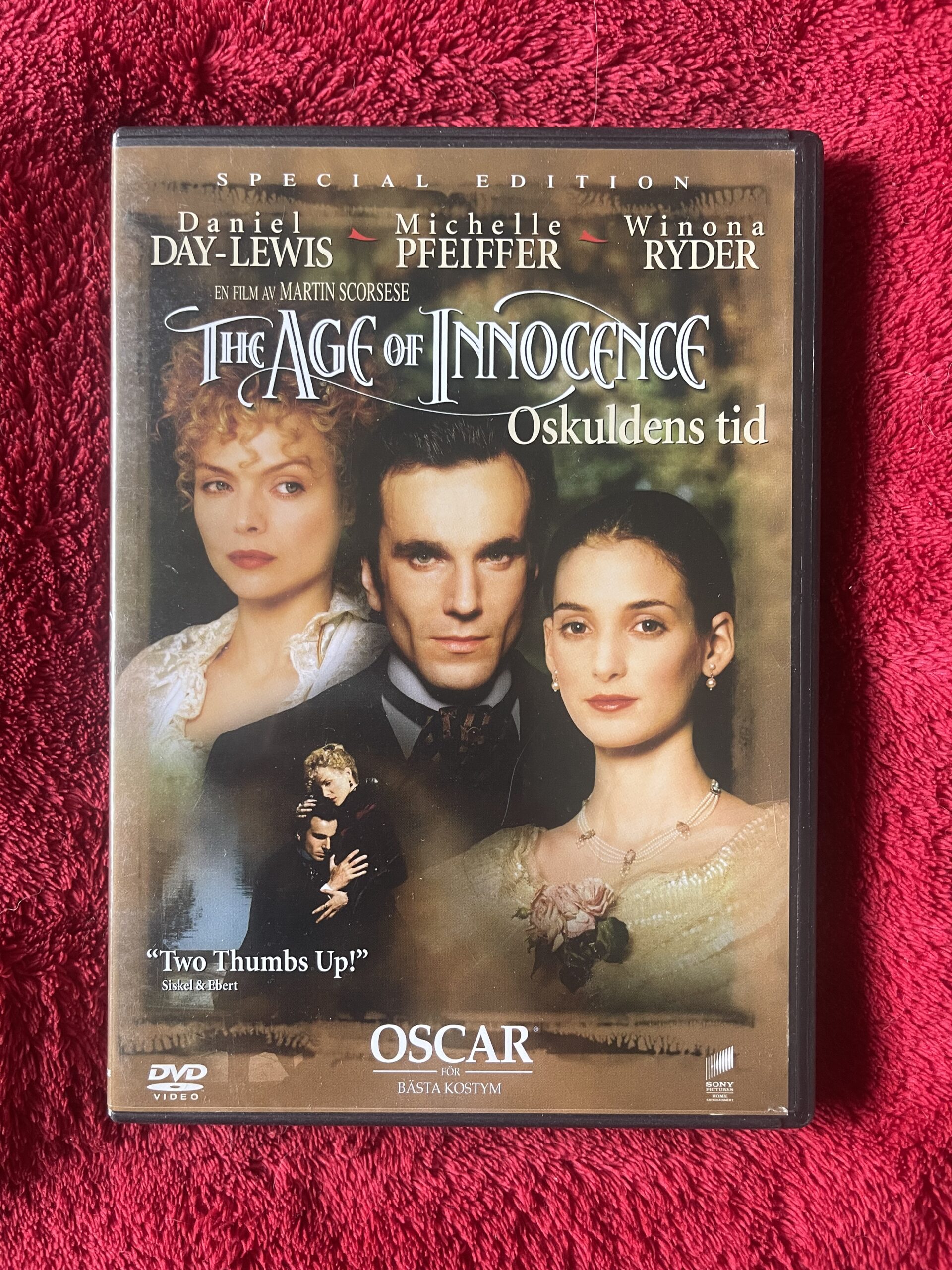 THE AGE OF INNOCENCE - OSKULDENS TID - SPECIAL EDITION (1993)