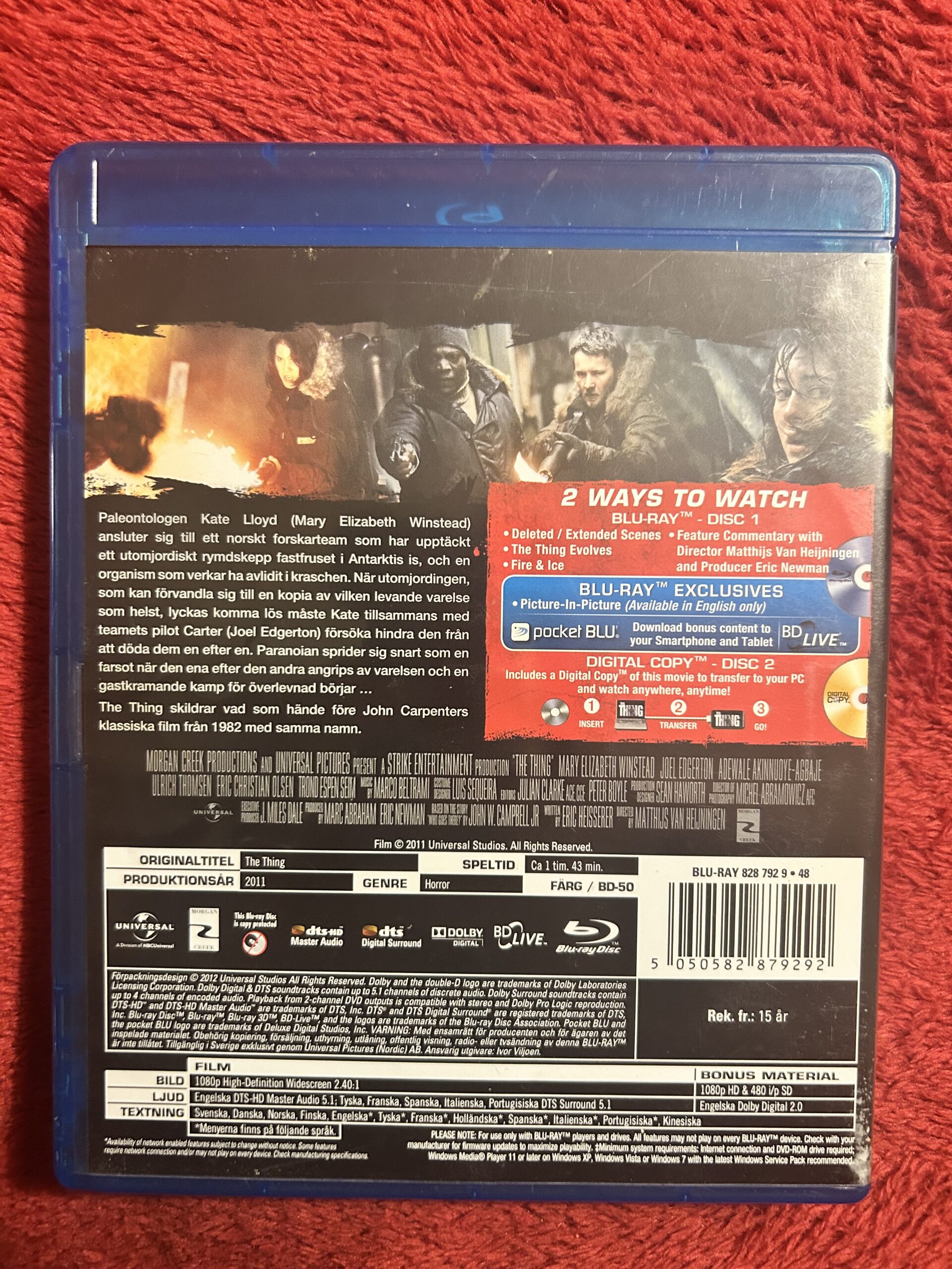 The Thing (2011) Blu-ray - Bild 2