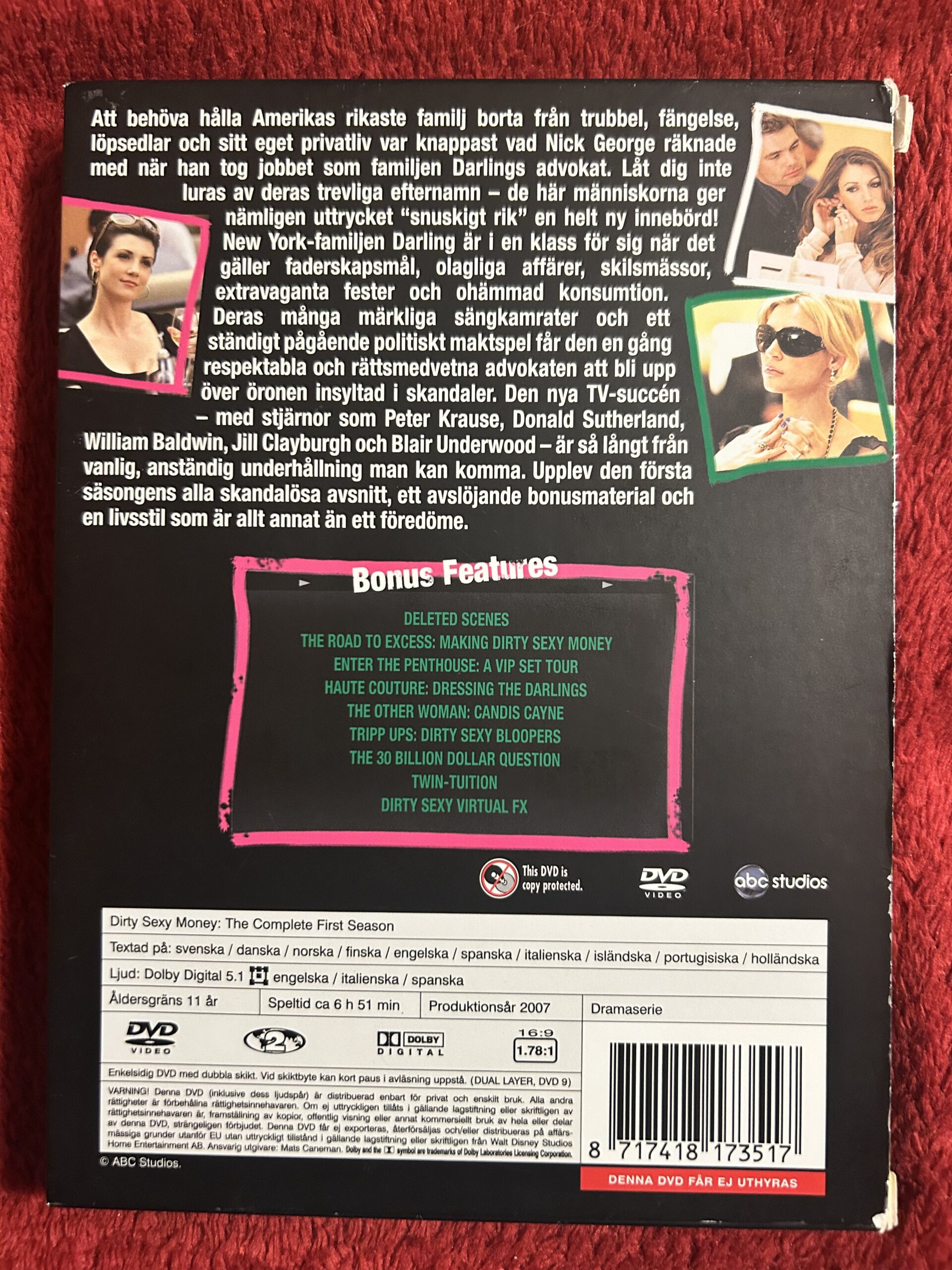 DIRTY SEXY MONEY – SÄSONG 1 (2007) – Drama/TV-serie – DVD - Bild 2