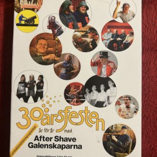 30-ÅRSFESTEN MED AFTER SHAVE & GALENSKAPARNA (2012) – Komedi/Revy – DVD Box