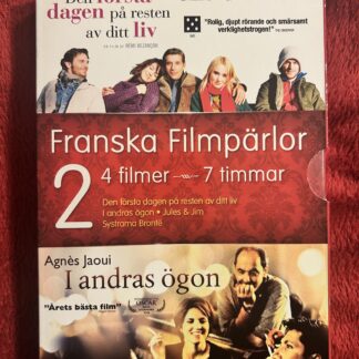 FRANSKA FILMPÄRLOR 2 – 4 FILMER (2003–2009) – Drama / Romantik – DVD (Region 2 PAL)