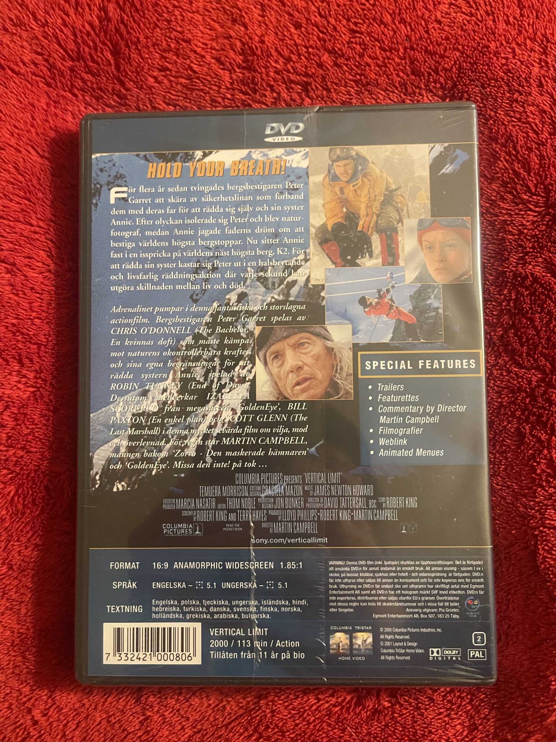 Vertical Limit (2000) – Action / Äventyr / Thriller – DVD - Bild 2