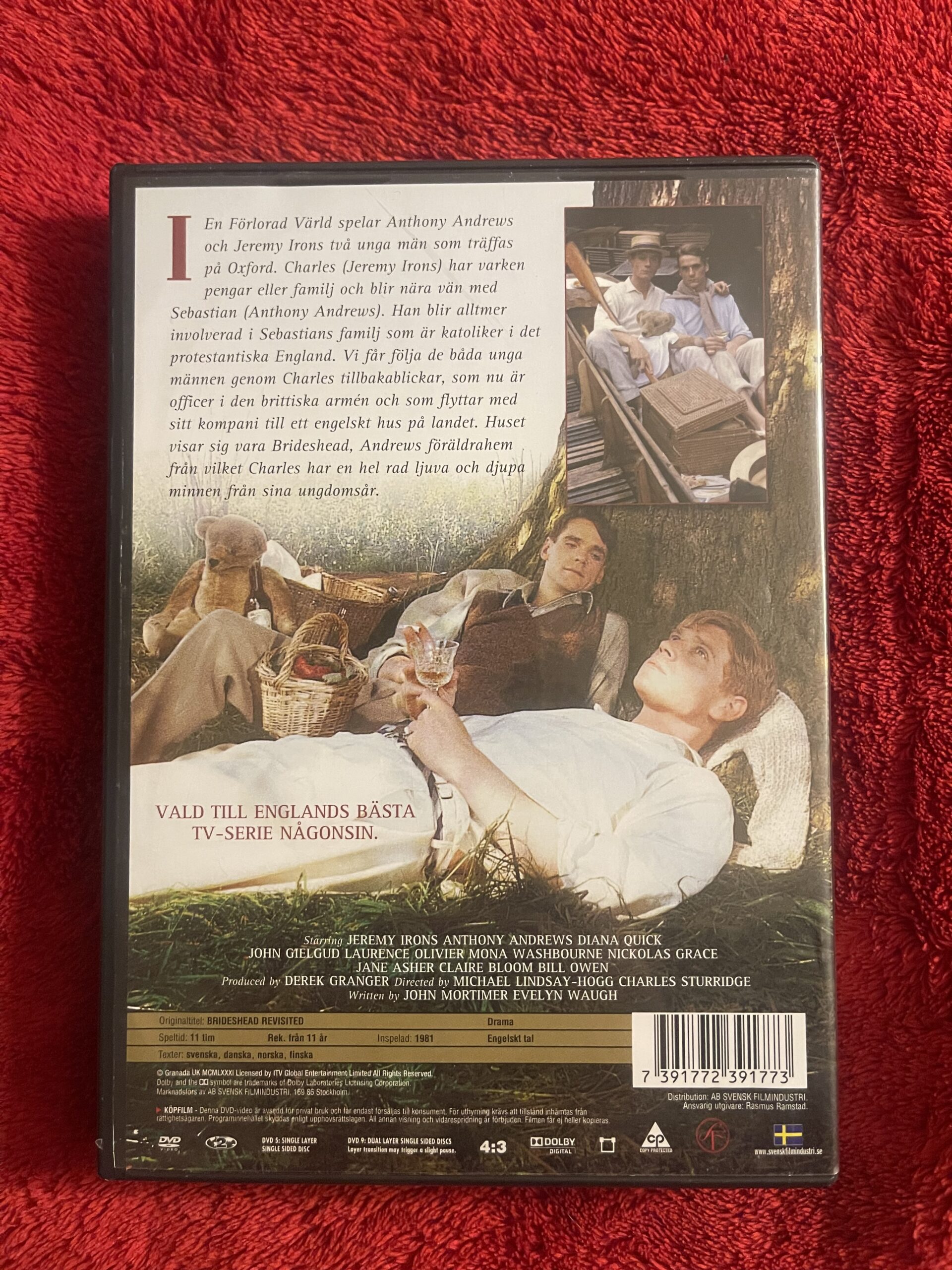 En Förlorad Värld – Brideshead Revisited (1981) – Drama / Brittisk TV-serie – DVD (2 Disc) - Bild 2