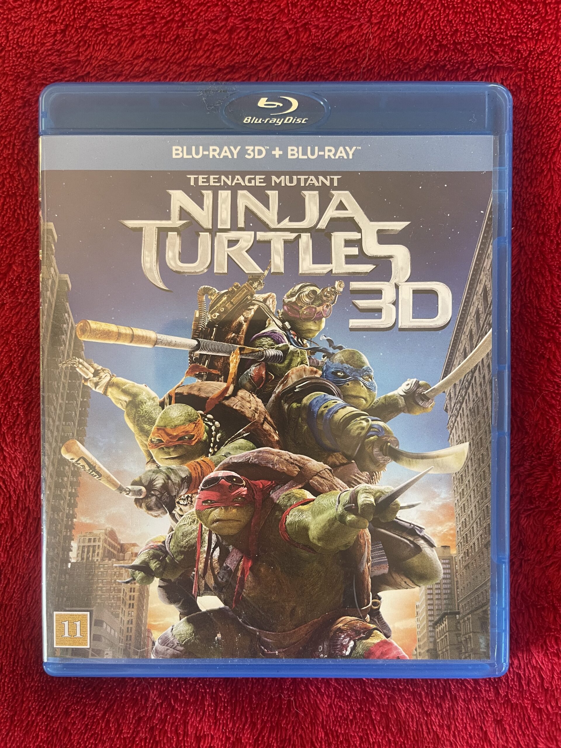 Teenage Mutant Ninja Turtles (2014) – Action / Äventyr / Sci-Fi – Blu-ray 3D + Blu-ray