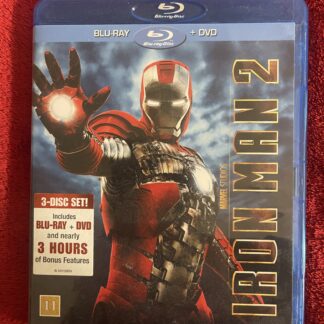 Iron Man 2 (2010) – Action / Sci-Fi / Superhjälte – Blu-ray + DVD 3-Disc Edition – Marvel