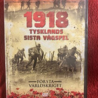 1918 Tysklands sista vågspel – Dokumentär / Krig / Historia DVD (2000-tal) Region 2 (PAL)