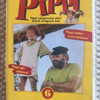 Pippi 6: Pippi håller avskedskalas / Pippi går ombord – Barnfilm TV-serie – DVD – 1969 – Region 2 (PAL)