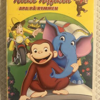Nicke Nyfiken 2 Apa på Rymmen Animerad Barnfilm DVD 2009 Region 2 PAL