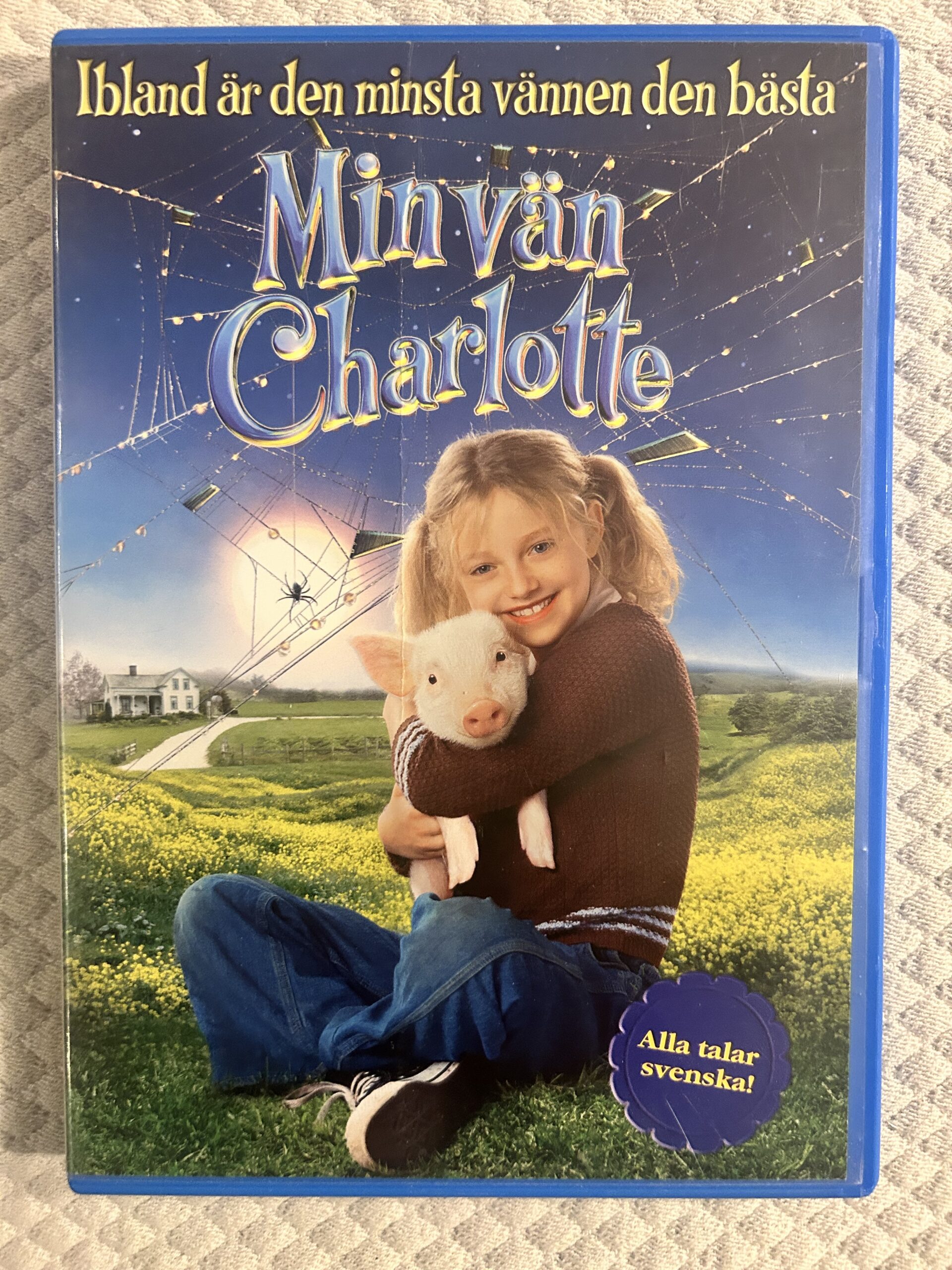 Min vän Charlotte Familjefilm Äventyr DVD 2006 Region 2 PAL