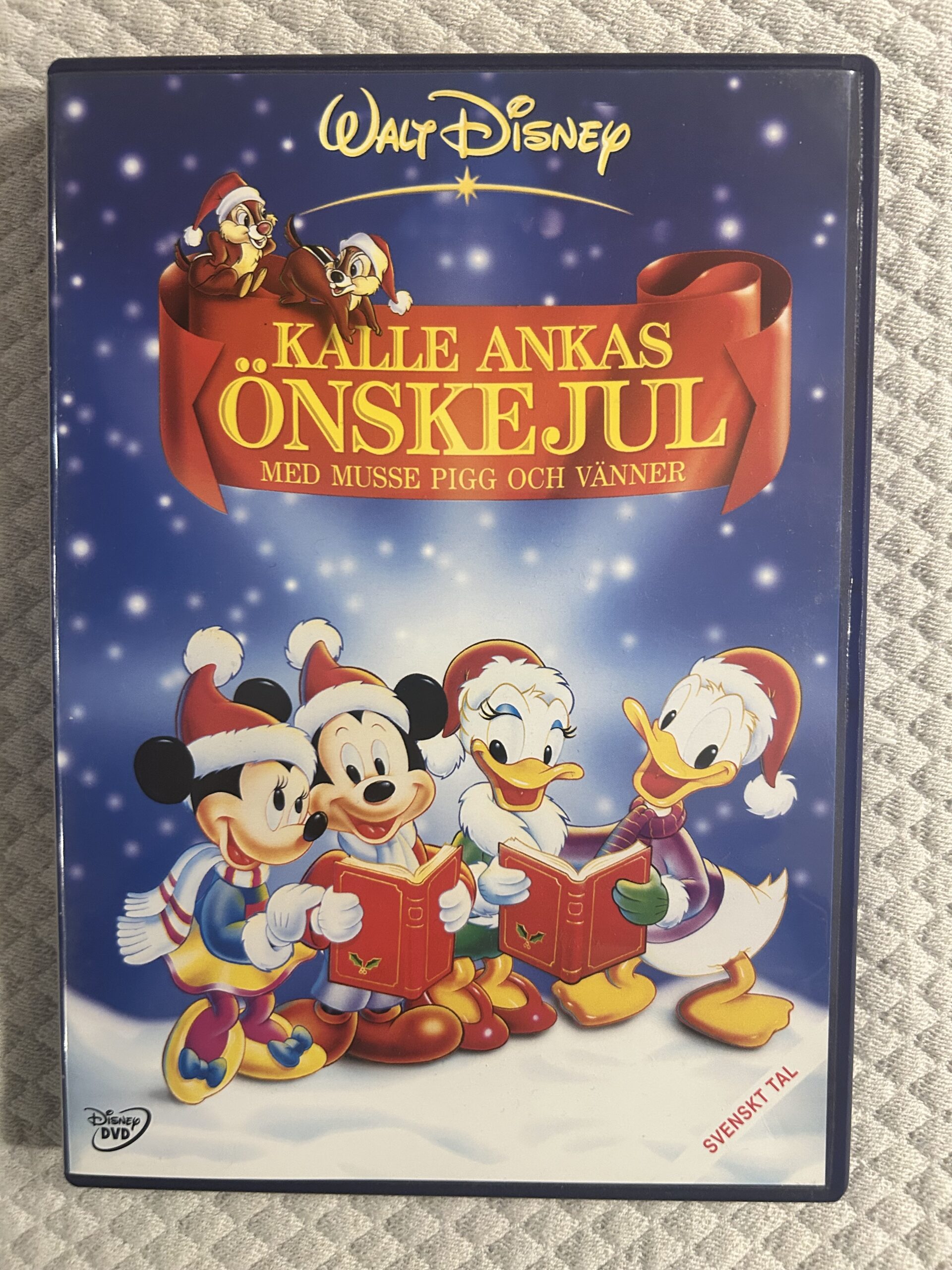 Kalle Ankas önskejul med Musse Pigg och vänner – Animerad / Familj / Julfilm – DVD – 2000 – Region 2 (PAL)
