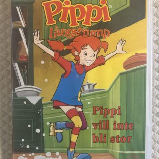 Pippi vill inte bli stor – Animerad / Barn / Familj – DVD – 1997 – Region 2 (PAL)