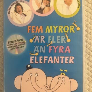 Fem myror är fler än fyra elefanter – Barn / Familj / Utbildning – DVD Box (4 disc) – 1973–1977 – Region 2 (PAL)