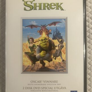 Shrek – Animerad / Komedi / Familj / Äventyr – 2-Disc DVD Specialutgåva – 2001 – Region 2 (PAL)
