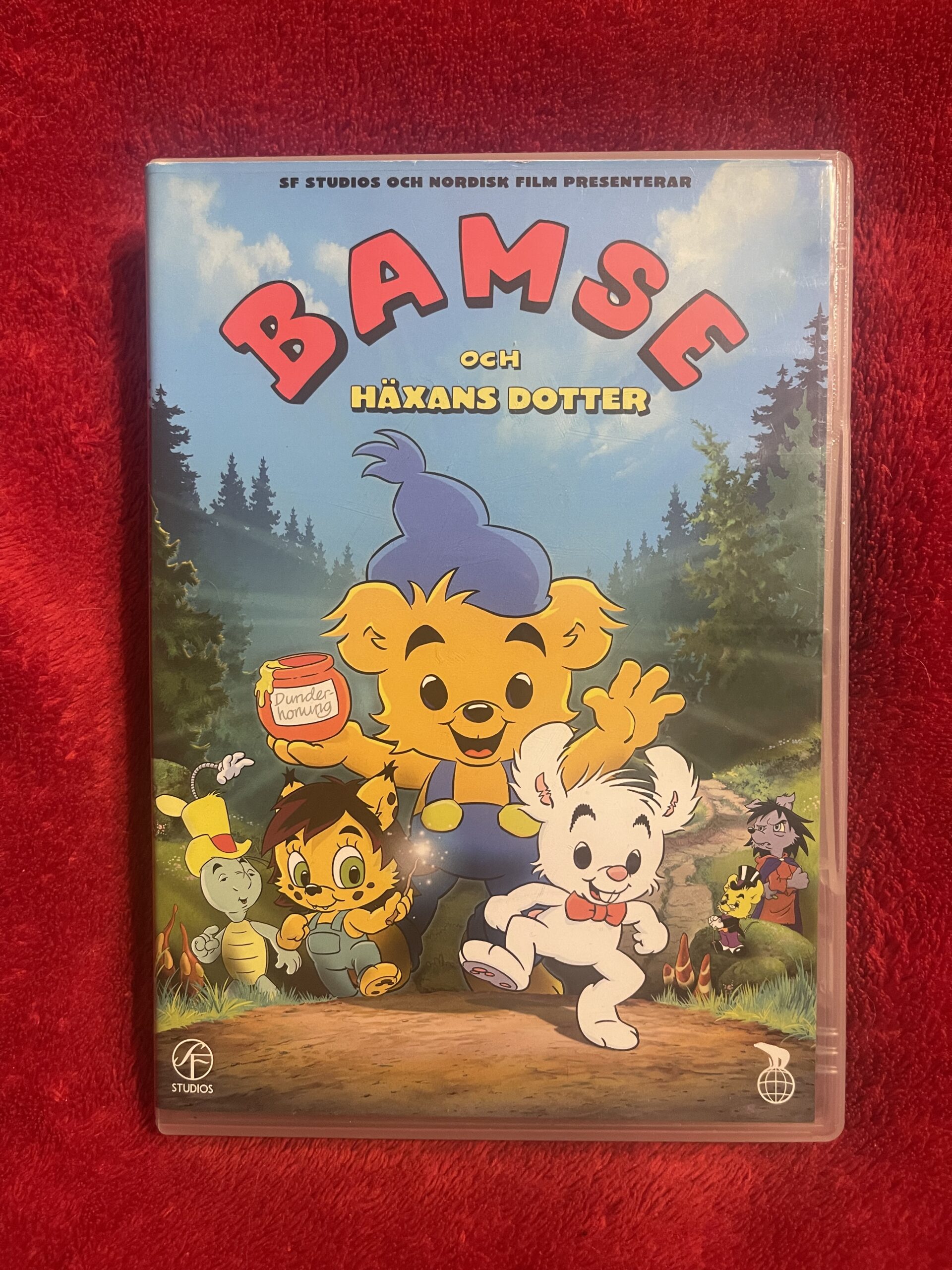 Bamse och Häxans dotter – Animerad barnfilm (2016) DVD Region 2 – Svenskt tal