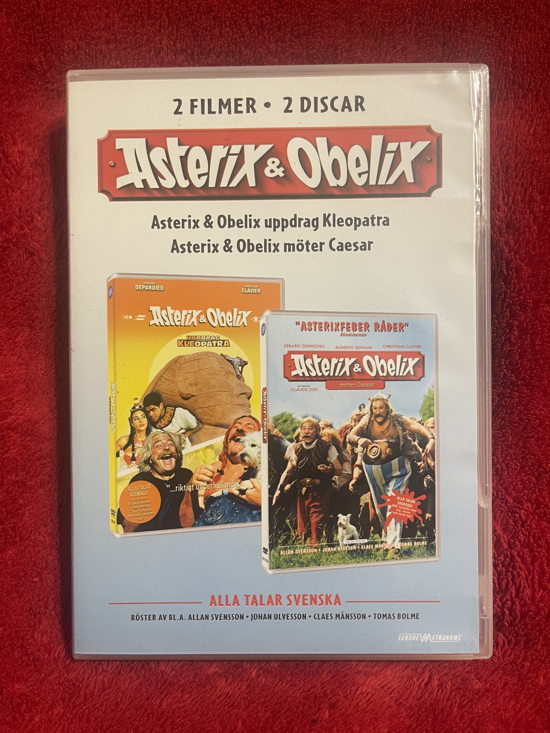 Asterix & Obelix – Uppdrag Kleopatra / Möter Caesar – Komedi / Äventyr / Familj (1999–2002) DVD Region 2 – 2 Disc – Svenskt tal