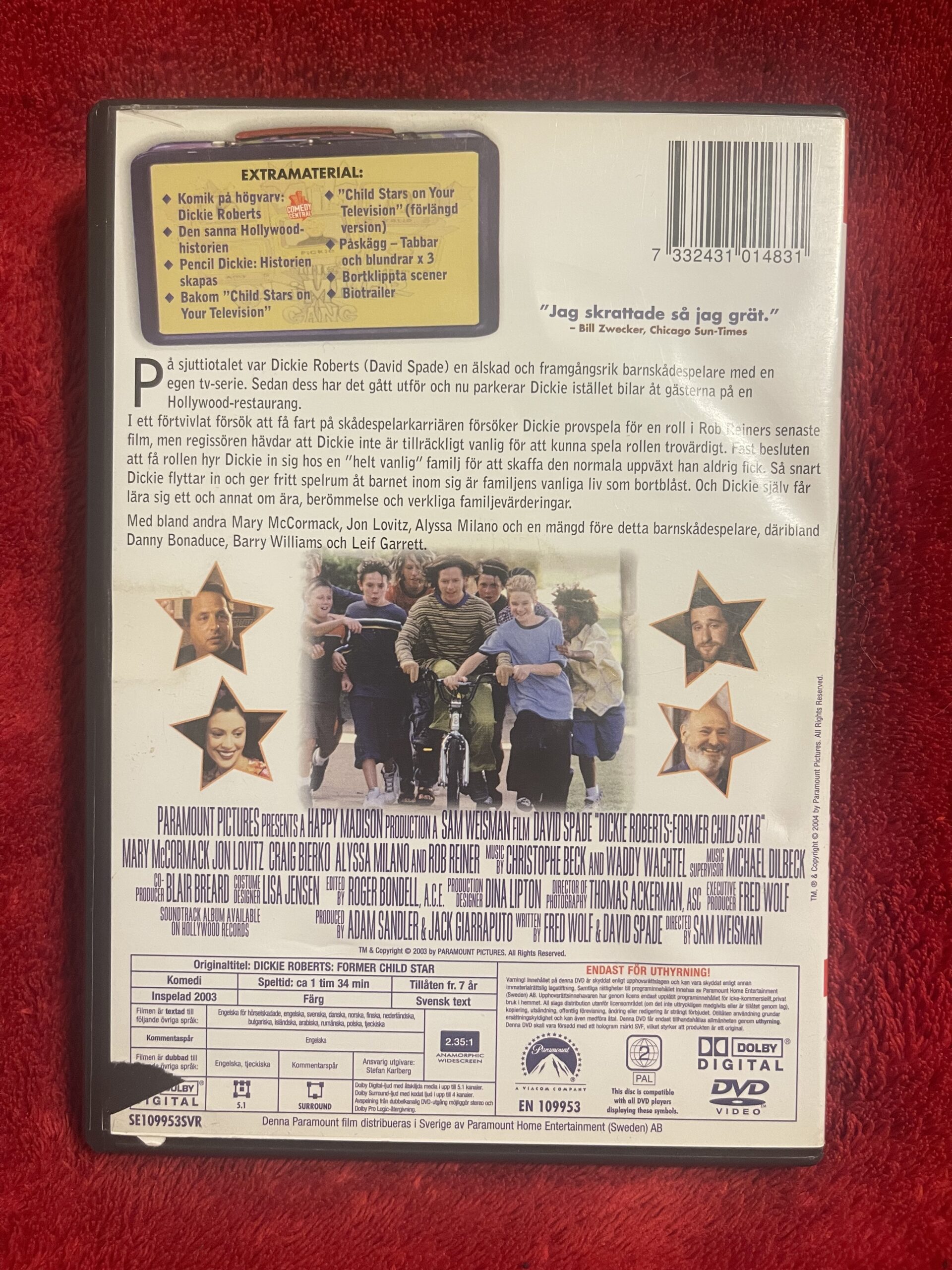 Dickie Roberts: Former Child Star – Komedi DVD 2003 Region 2 – Special Collector’s Edition - Bild 2