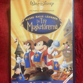 Musse, Kalle & Långben – De Tre Musketörerna | Animerad Familj | DVD | 2004 | Region 2