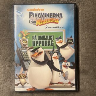 Pingvinerna från Madagaskar: På omöjligt uppdrag – Animerad Komedi/Äventyr – DVD – 2009 – Svensk utgåva (Region 2)