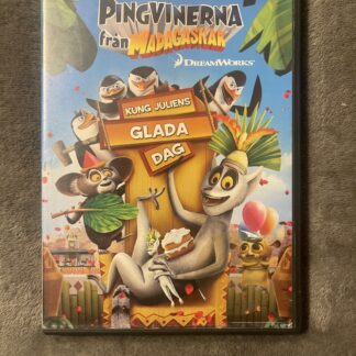 Pingvinerna från Madagaskar: Kung Juliens Glada Dag – Animerad Komedi/Äventyr – DVD – 2010 – Svensk utgåva (Region 2)