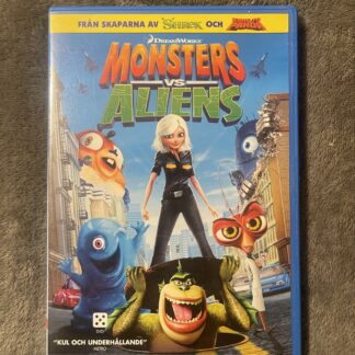Monsters vs Aliens – Animerad Komedi/Action/Äventyr – DVD – 2009 – Svensk utgåva (Region 2)