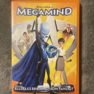 Megamind – Animerad Komedi/Action/Äventyr – DVD – 2010 – Svensk utgåva (Region 2)