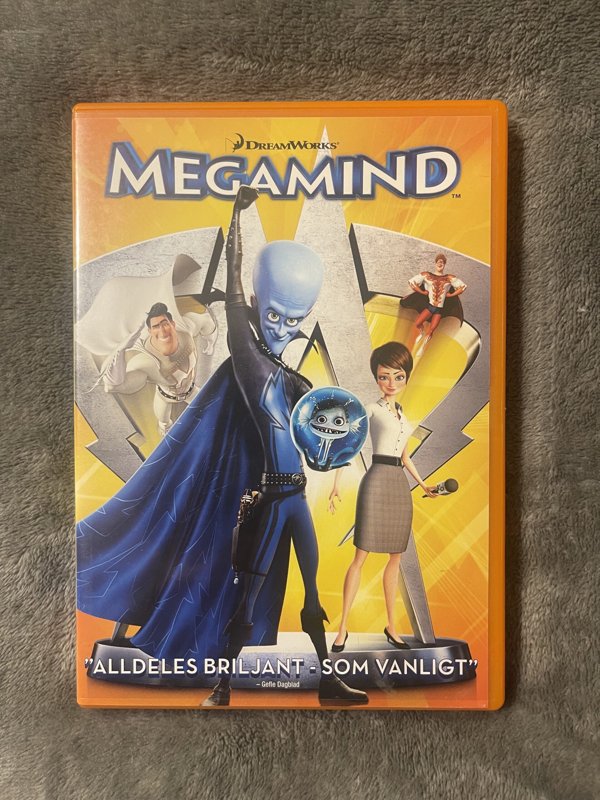 Megamind – Animerad Komedi/Action/Äventyr – DVD – 2010 – Svensk utgåva (Region 2)