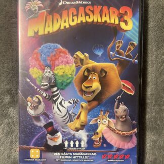 Madagaskar 3 – Animerad Komedi/Äventyr/Familj – DVD – 2012 – Svensk utgåva (Region 2)