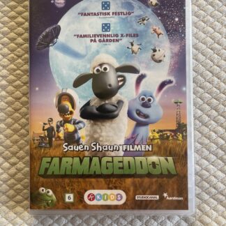 Fåret Shaun Filmen – Farmageddon (Animerad/Familj/Komedi/Äventyr) DVD 2019 Region 2