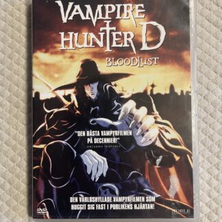 Vampire Hunter D: Bloodlust (2000) – Anime / Action / Skräck – DVD – Region 2 (PAL)