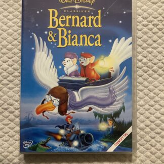 Bernard & Bianca (1977) Animerad Familjefilm DVD Region 2 PAL Svenskt Tal Disney Klassiker