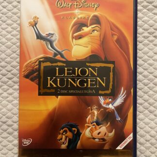 Lejonkungen (1994) Animerad Familjefilm 2-Disc DVD Specialutgåva Region 2 PAL Svenskt Tal