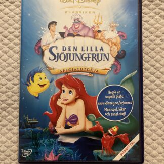 Den Lilla Sjöjungfrun (1989) – Animerad Familjefilm Fantasy – DVD (Region 2 PAL, Svensk utgåva, Specialutgåva)