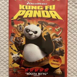 Kung Fu Panda (2008) – Animerad Familjefilm – DVD (Region 2 PAL, Svensk utgåva)