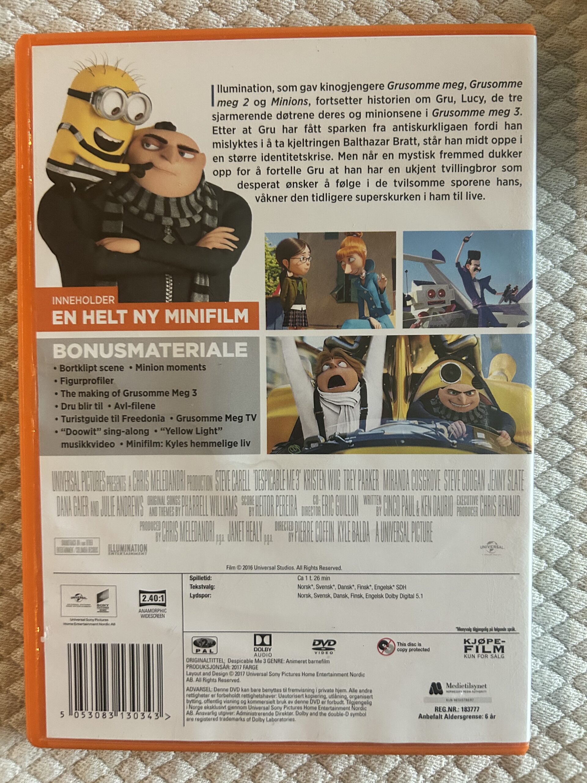 Grusomme Meg 3 – Animerad Familjefilm – DVD – 2017 – Region 2 PAL - Bild 2