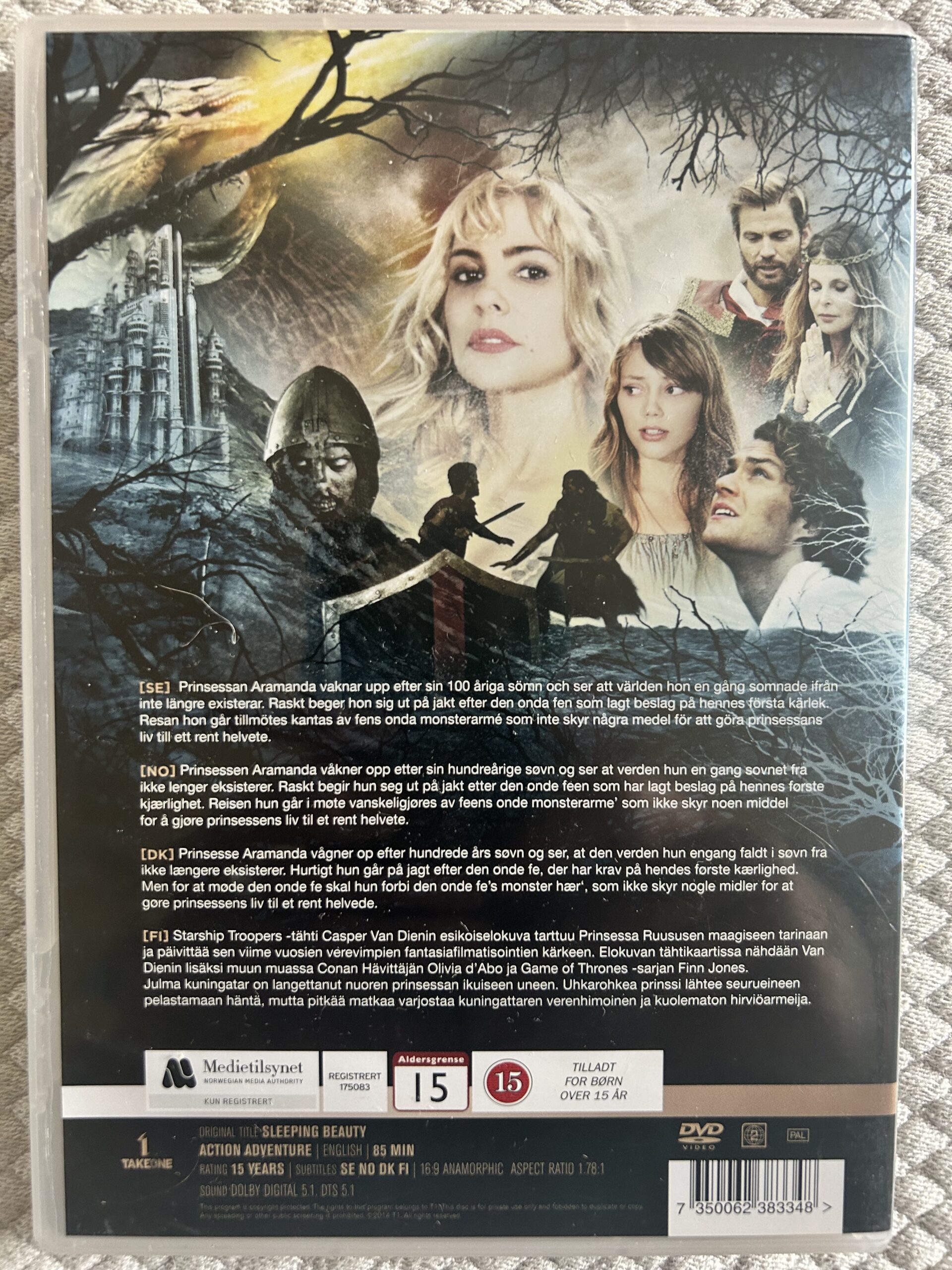 Sleeping Beauty – Fantasy Action Äventyr DVD 2014 Region 2 PAL - Bild 2