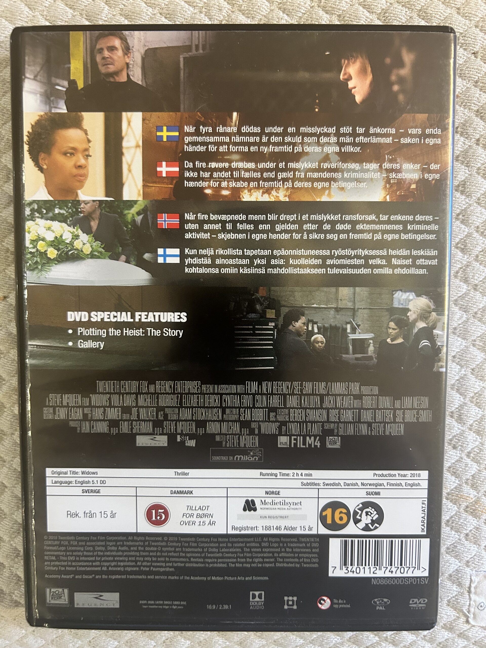 Widows (2018) Thriller/Kriminal DVD Region 2 PAL - Bild 2