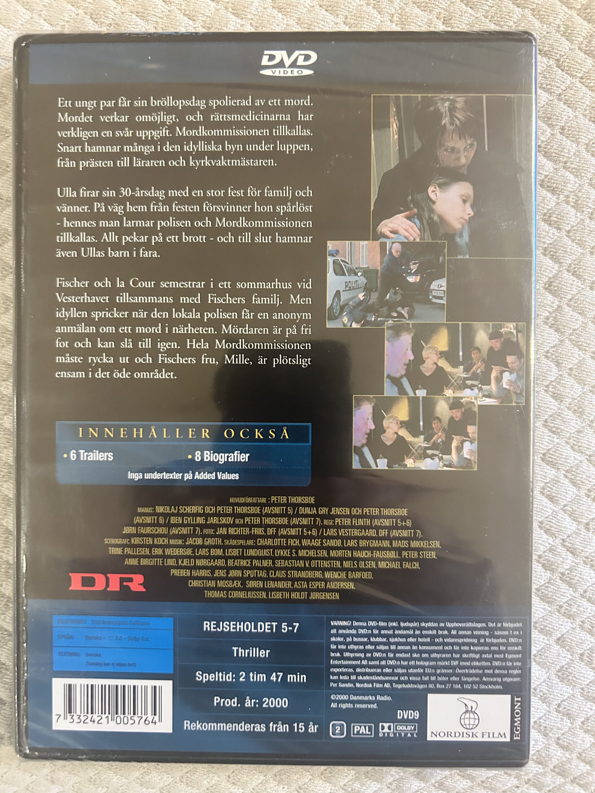 Mordkommissionen (2000) Thriller/Kriminalserie DVD Region 2 PAL - Bild 2