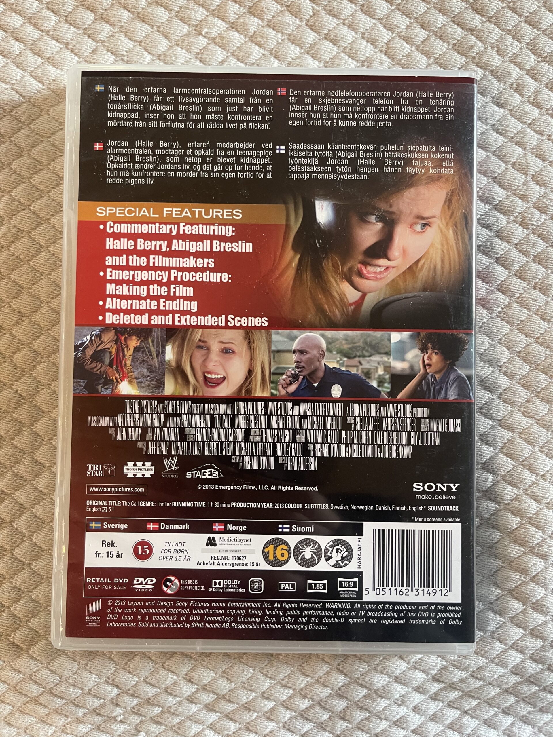 The Call (2013) Thriller DVD PAL Region 2 - Bild 2