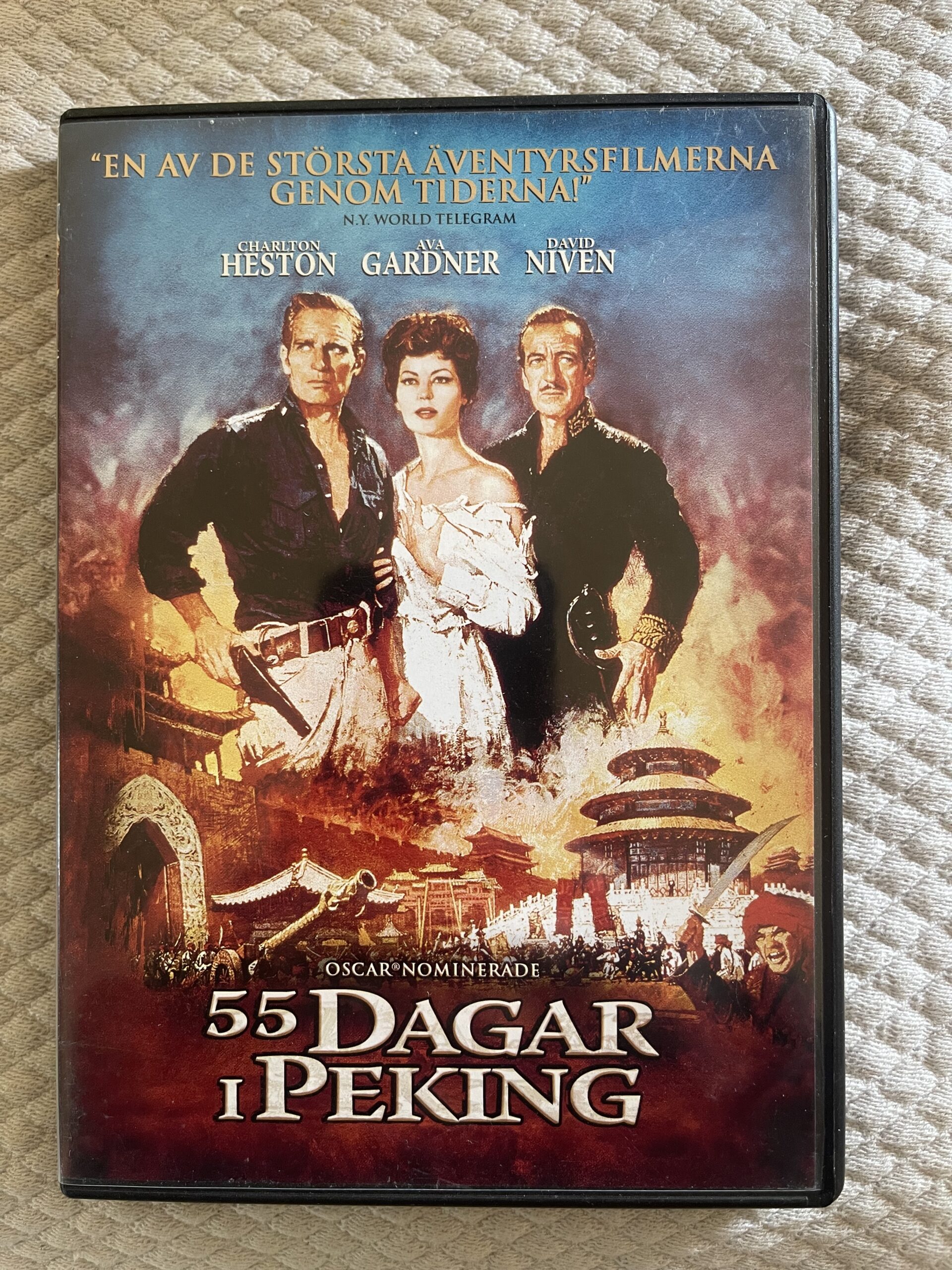 55 dagar i Peking (1963) Äventyr/Krig/Drama DVD PAL Region 2