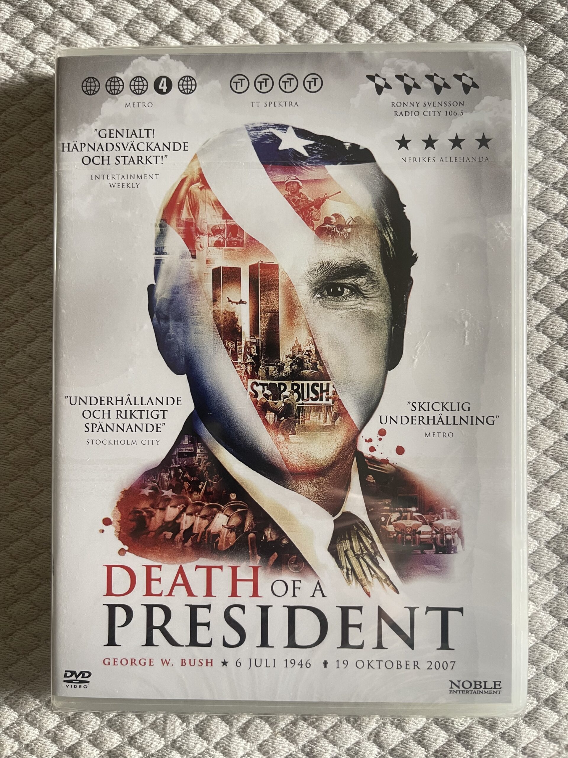 Death of a President (2006) Mockumentär / Thriller DVD Region 2 PAL