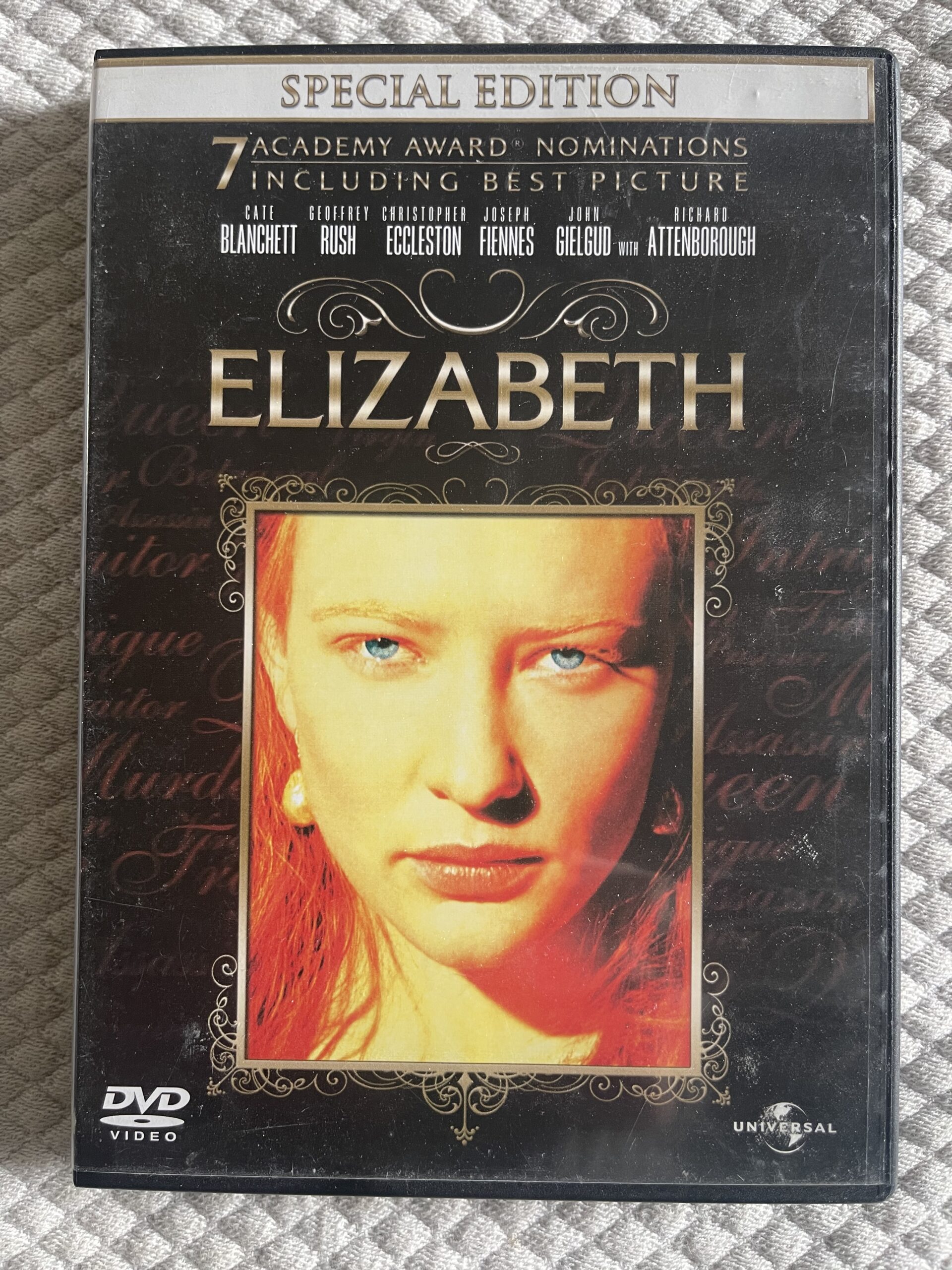 Elizabeth (1998) Drama / Historisk DVD Region 2 PAL Special Edition
