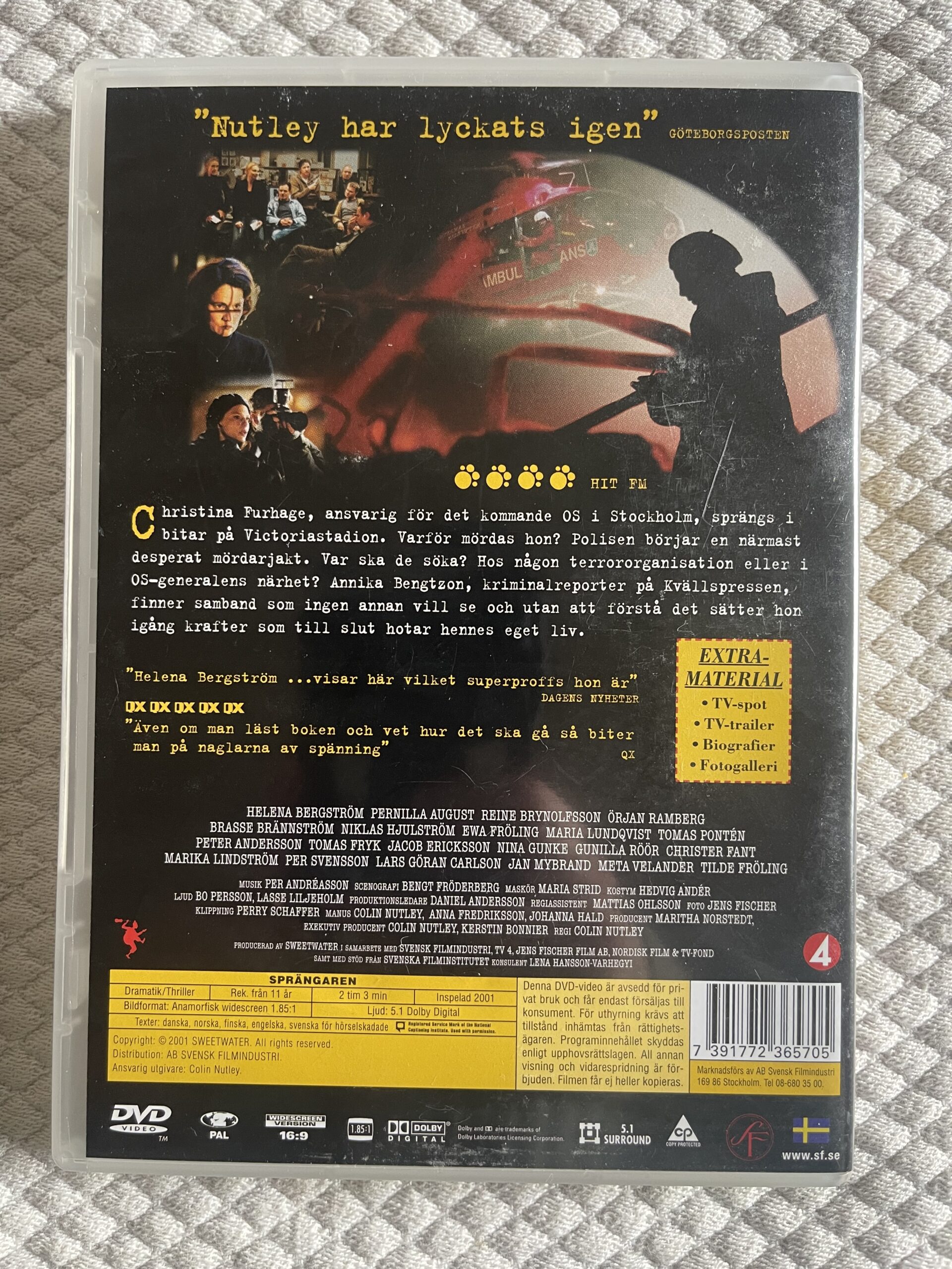 Sprängaren (2001) Thriller / Drama DVD Region 2 PAL - Bild 2