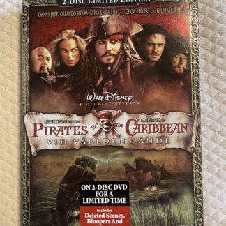 Pirates of the Caribbean: Vid Världens Ände (2007) Äventyr/Fantasy DVD Region 2 PAL 2-Disc Limited Edition