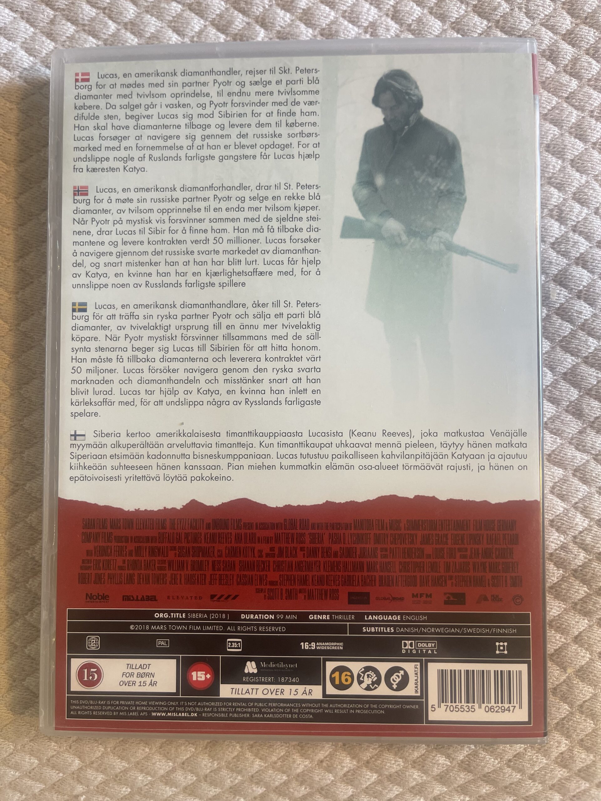 Siberia (2018) Thriller DVD Region 2 PAL - Bild 2