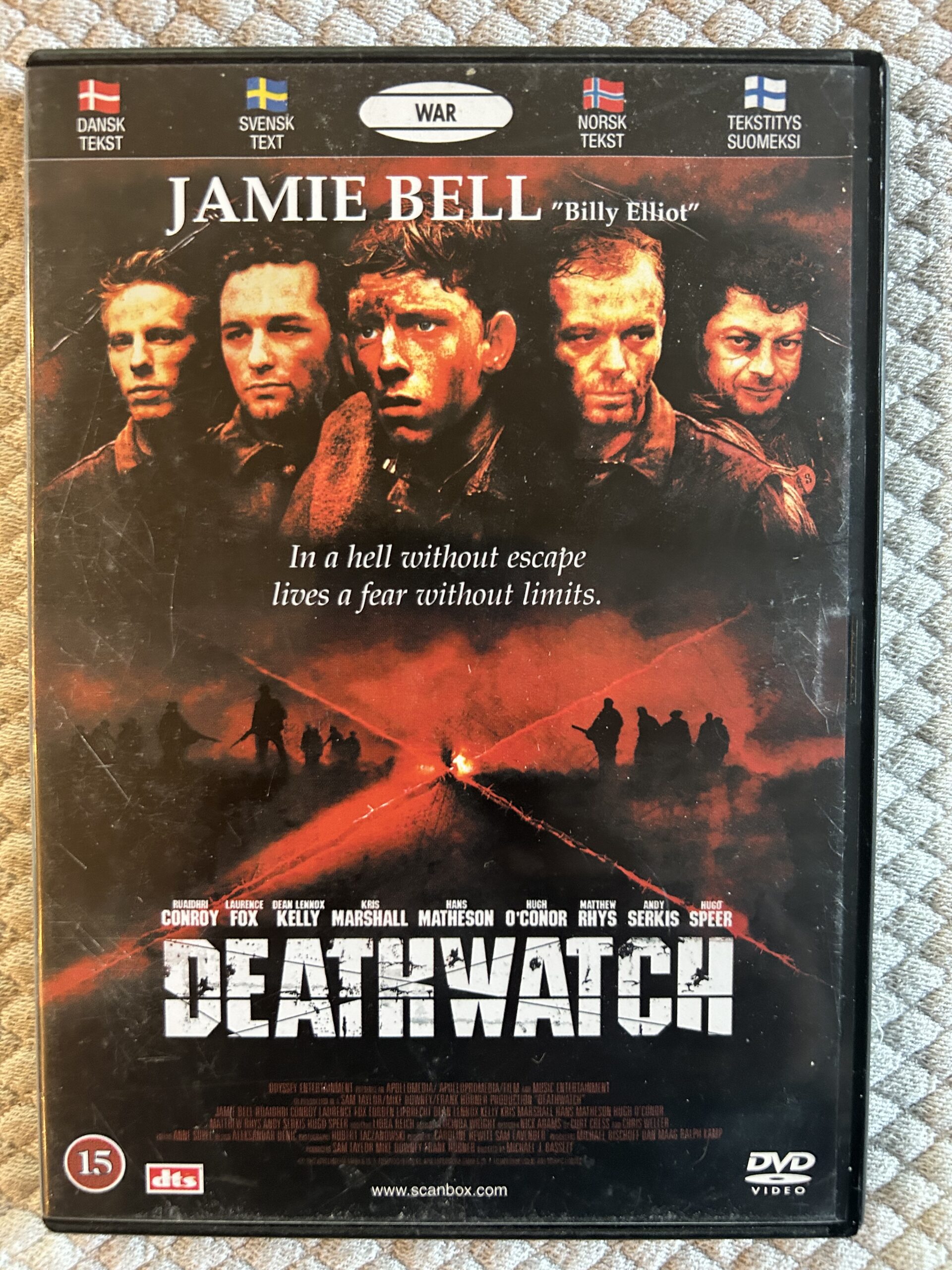 Deathwatch (2002) Krigsfilm / Skräck / Thriller DVD Region 2 PAL