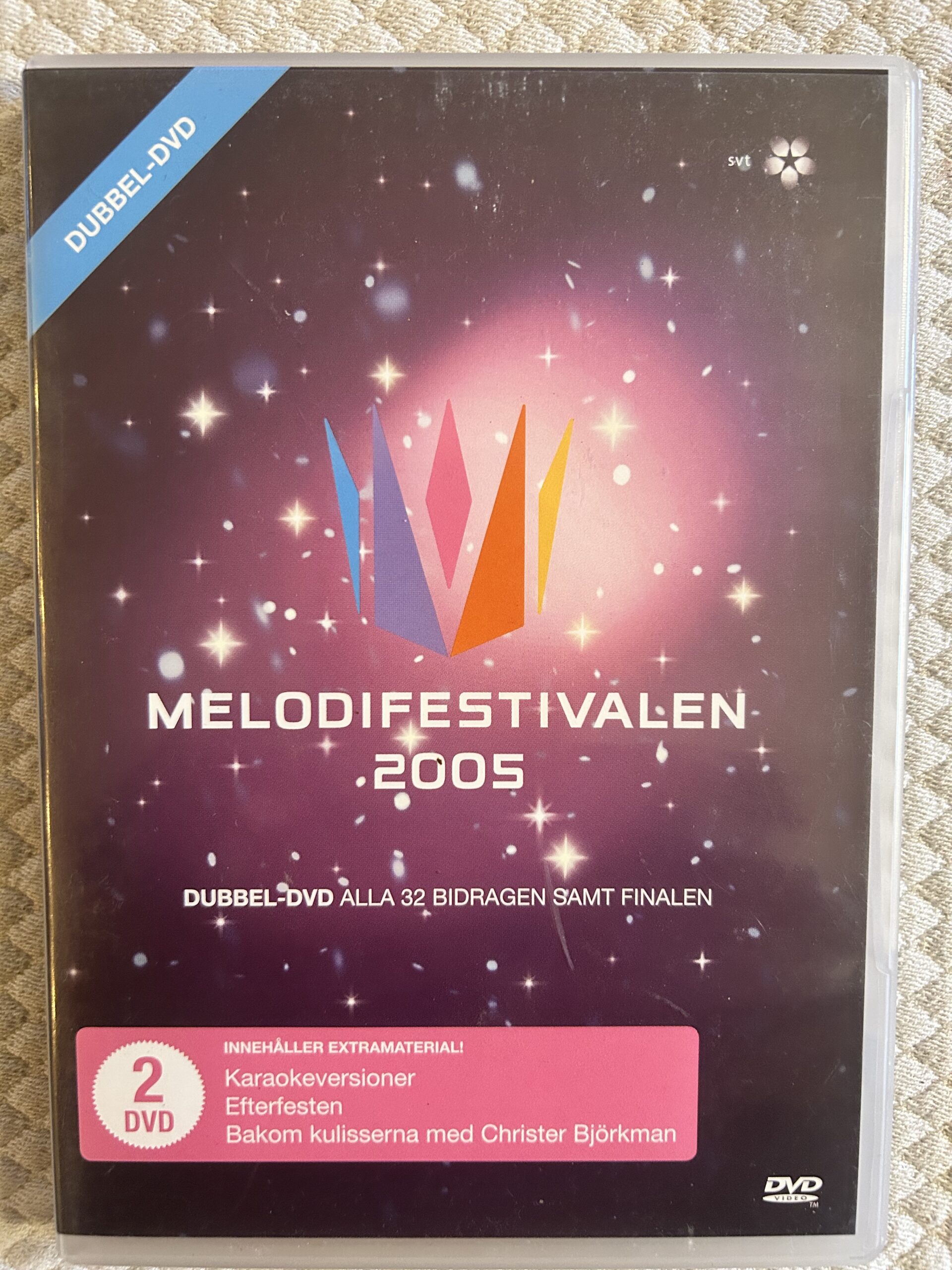Melodifestivalen 2005 (2005) Musik & Underhållning DVD Region 2 PAL – Dubbel-DVD med alla 32 bidrag och finalen