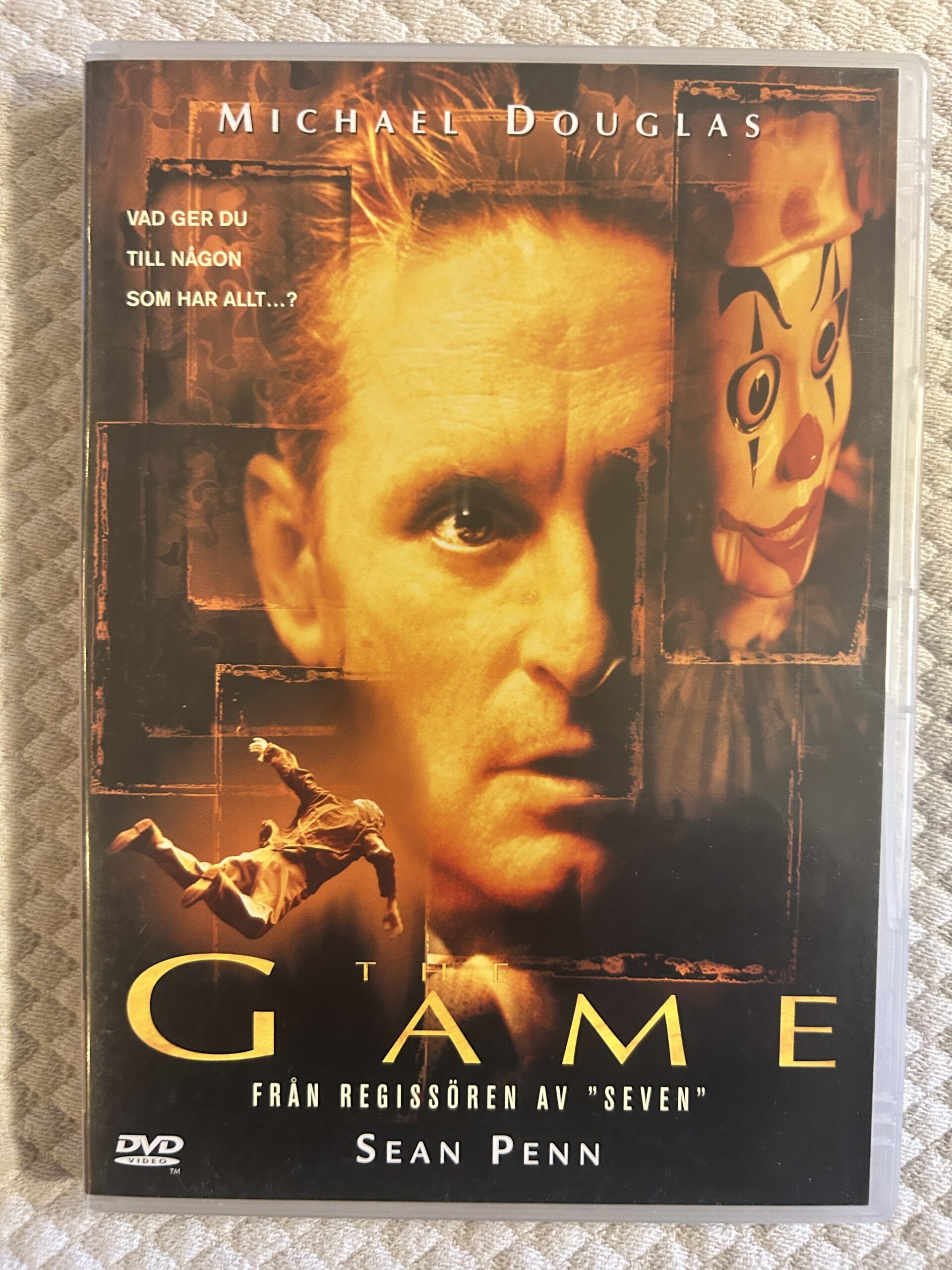 The Game (1997) Thriller DVD Region 2 PAL – Michael Douglas & Sean Penn | David Fincher
